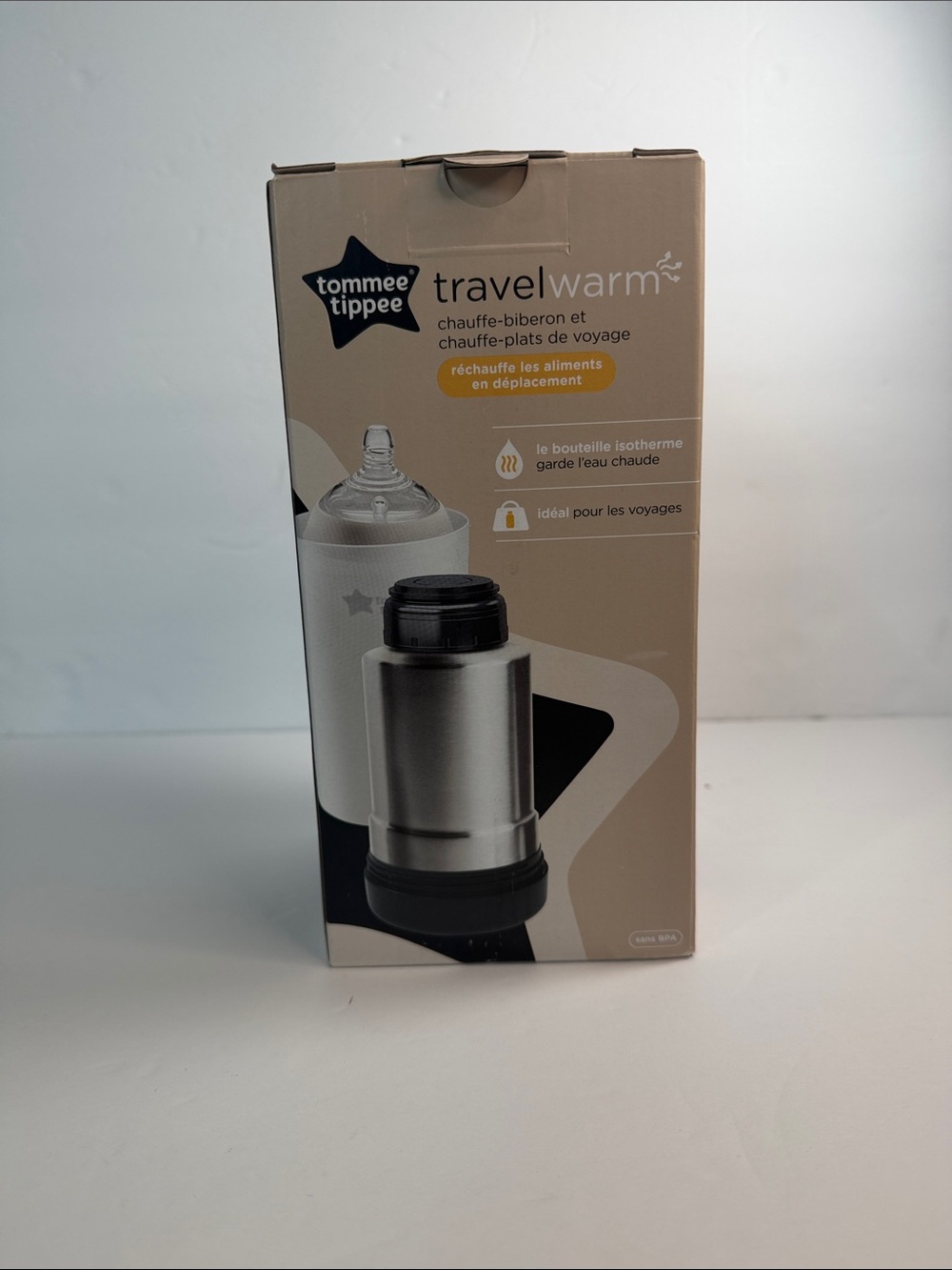 Tommee Tippee TravelWarm Silver Bottle and Food Warmer